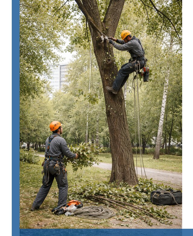 Санитарная обрезка деревьев в Балтийске, профессионально и безопасно