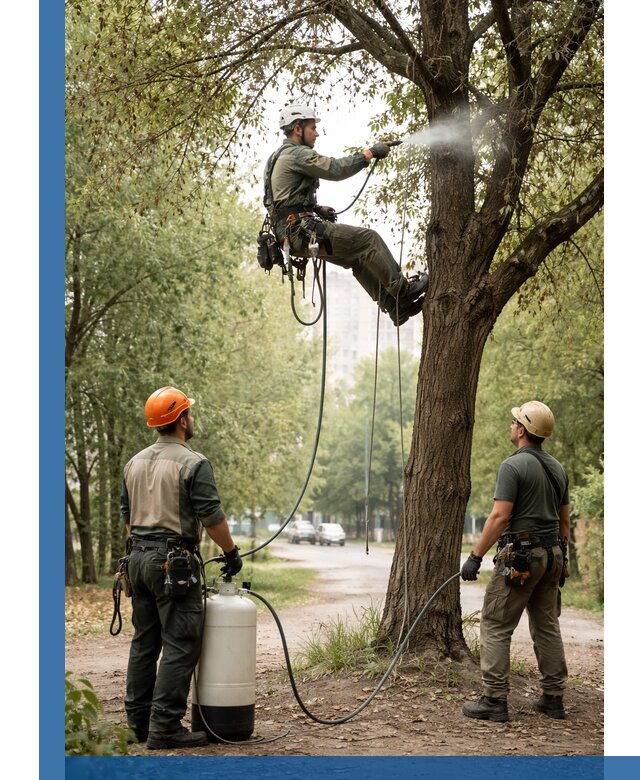 Обработка деревьев от вредителей в Балтийске профессиональная защита