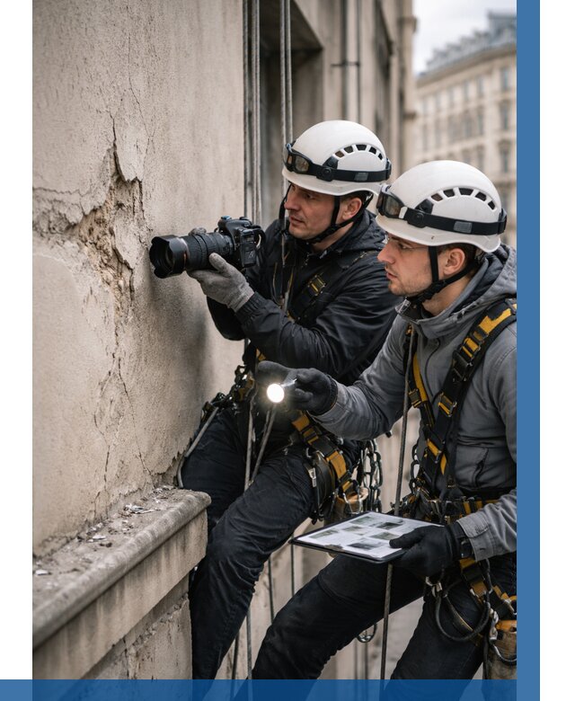 Фотофиксация дефектов фасада в Балтийске от 4588 р. | ВЫСОТНИК-Блт