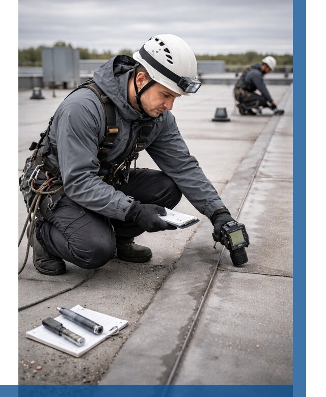 Обследование кровли на протечки в Балтийске от 4588 р. | ВЫСОТНИК-Блт