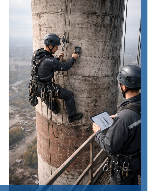 Обследование дымовой трубы в Балтийске от 8156 р. | ВЫСОТНИК-Блт